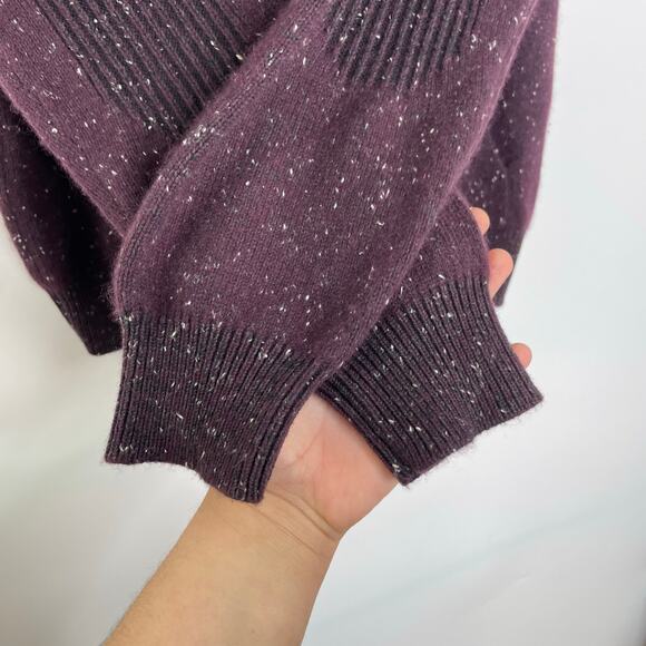 Alexander Wang Plum Pullover Hooded Sweater Women's Small Petite Cashmere Blend - Picture 3 of 11